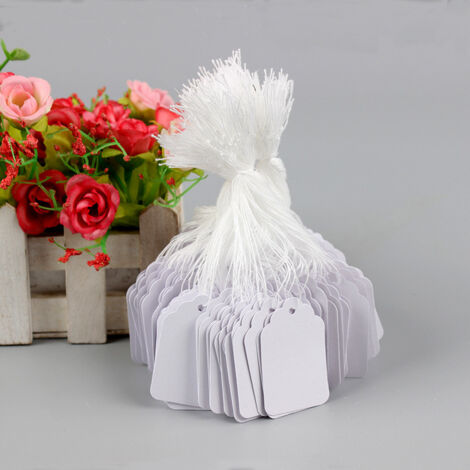 [MAI USATO]Confezione da 500 etichette bianche per prezzi 35 x 22 mm - Etichette per prezzi con nastro per etichettatura, organizzazione e imballaggio