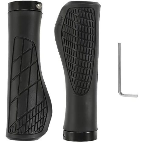 [MAI USATO]Impugnature per bici, 1 paio di impugnature in gomma per manubrio bici, impugnature ergonomiche per manubrio bici per mountain bike, bici da trekking, bici da città, bici da corsa (diametro