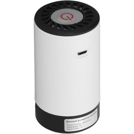 [MAI USATO]Pompa ad aria portatile, mini pompa ad aria super con batteria da 800 mAh, ricaricabile tramite USB, 4 diversi ugelli ad aria, per materassi ad aria, salvagente, sacchetti sottovuoto