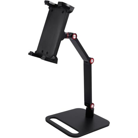 [MAI USATO]Supporto regolabile per monitor per laptop con rotazione a 360°, supporto per tablet compatibile con morsetto da scrivania.