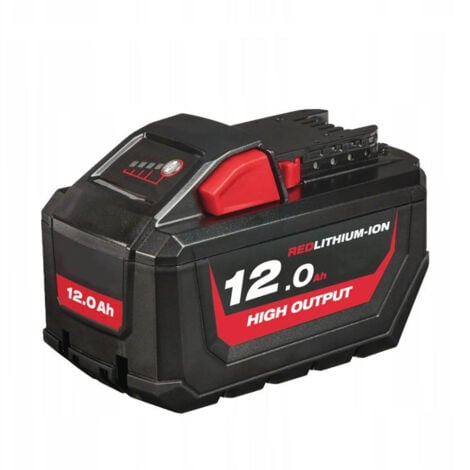 DPZO [MAI UTILIZZATO] Batteria di ricambio per Milwaukee M18 Milwaukee 18V 12AH agli ioni di litio 48-11-1828/48-11-1860