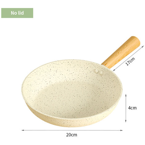 Maifan – poêle antiadhésive en pierre, poêle à ufs pour petit-déjeuner, maison, poêle à omelette, cuisinière à Induction, cuisinière à gaz, outils de cuisine universels,20cm