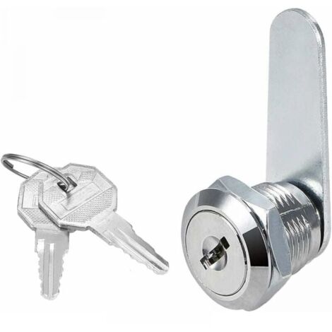 Mailbox Security Lock with 2 Keys, Filing Cabinet Lock, Mailbox Lock, Round Milk Box Lock YMYNY