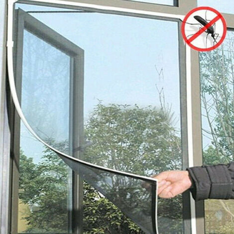 Maille de filet de fenêtre d'écran de mouche de rideau d'insecte anti-moustique d'insecte de mouche de porte blanche