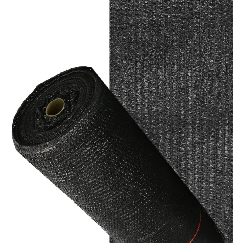 Malla Sombreo Negro 1,0 Metro Rollo 50 Metros