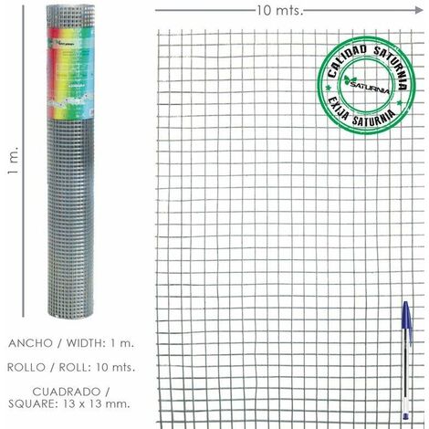 Grillage maille hexagonale galvanisée 13x13mm rlx 0,5x2,5m - le Club