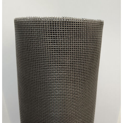 maille moustiquaire fibre de verre gris - 1m x 25m