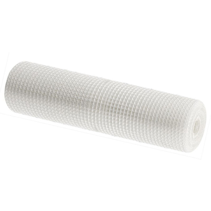 Maille Plastique 1X30M Blanc 100% PVC Cloture PVC Rete Cloture Reticule 20X20MM
