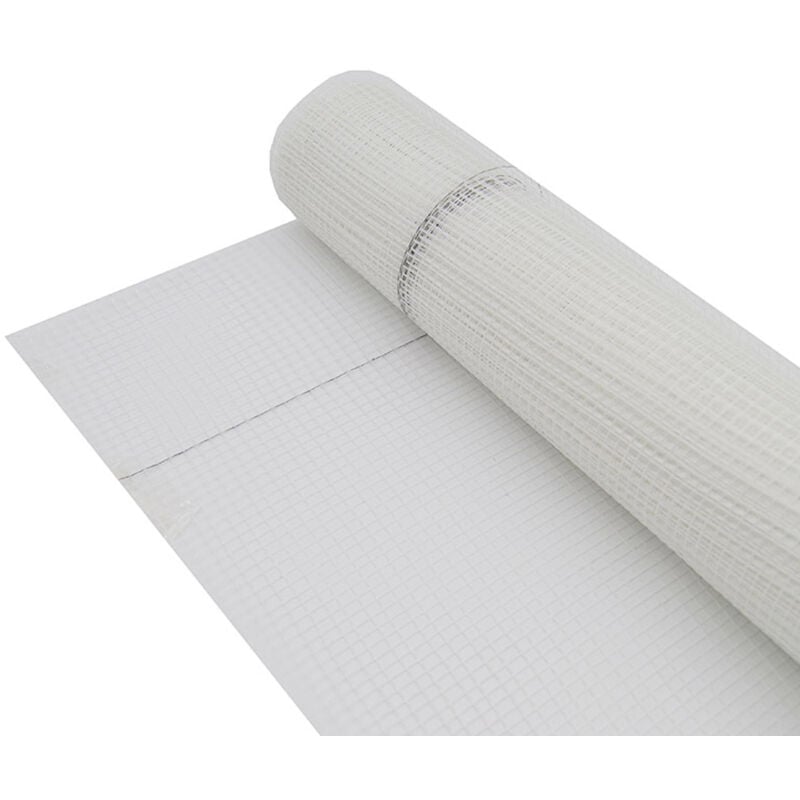 Treillis à plâtre (5 x 5) blanc de 1 x 50m fun & go
