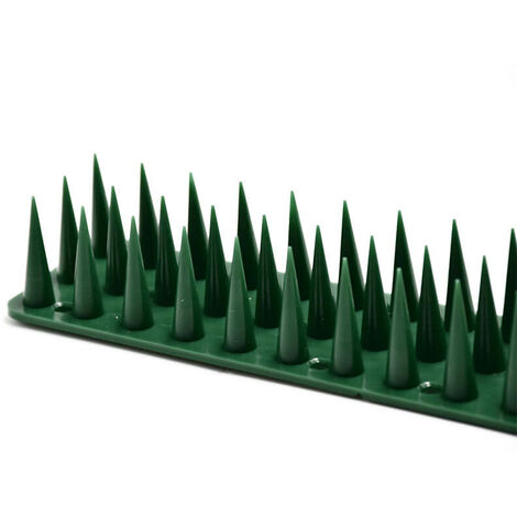 Maillestore – Pics anti-intrusion pour chats – Longueur 50 cm – Hauteur des pics 3 cm – Sections sécables 10 cm – Dispositif mécanique efficace