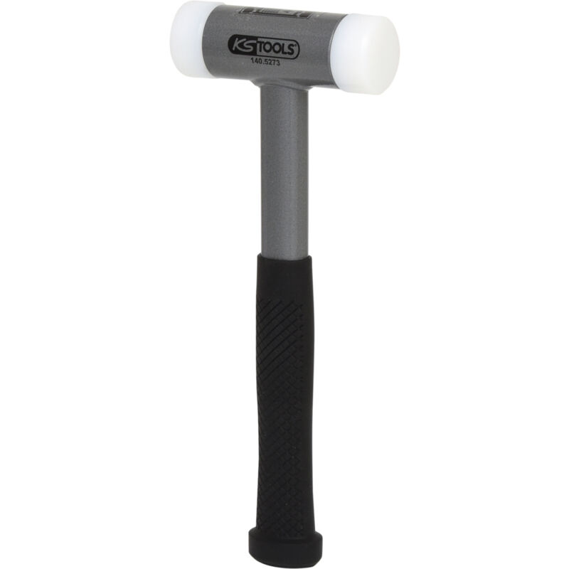 Kstools - ks Tools - Maillet à embouts plastiques anti rebonds, manche acier, l, 300 mm, ø 40 mm - 140.5273