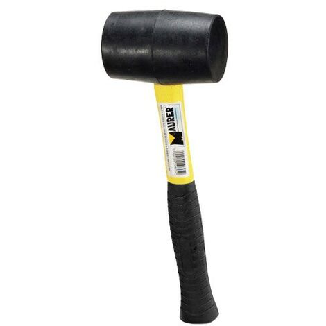 Maillet Caoutchouc Manche Fibre de Verre 500 Grms