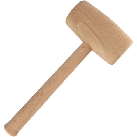 Maillet de Menuisier Rond Tonneau en Bois de Hêtre -  Longueur 290 mm - 340 g