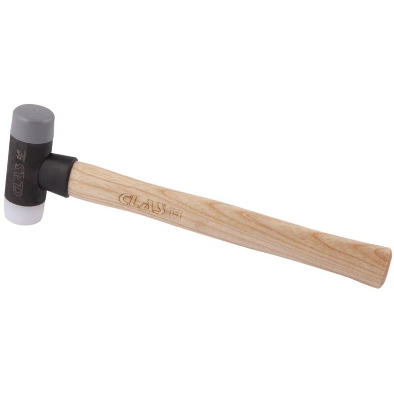 Maillet à embout interchangeable 32mm avec manche frêne - om 0170 Clas Equipements