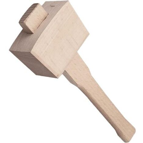 Maillet en Bois, Maillet de Menuisier, Marteau en Bois, Maillet Bois, Marteau de Menuisier, Wooden Hammer, Outil de Menuiserie Maillet en Bois de Hêtre pour Pose et Montage de Meubles en Bois