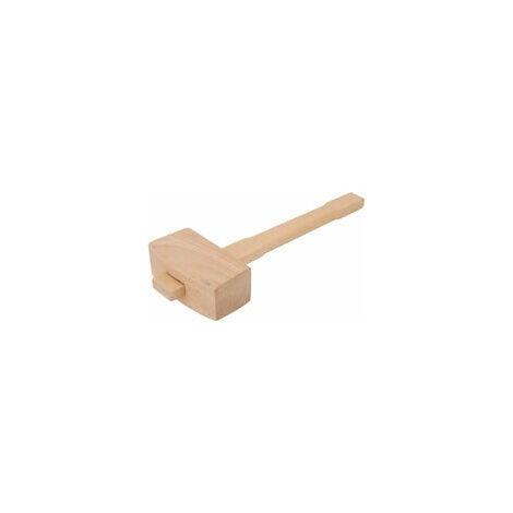 Maillet en Bois Marteau en Bois en Forme de T Outil de Menuiserie Outil de Travail du Bois Charpentier Professionnel (l)