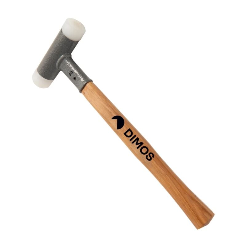 Maillet anti-rebond nylon ø 25 mm, embouts rond et chanfreiné Dimos 185530