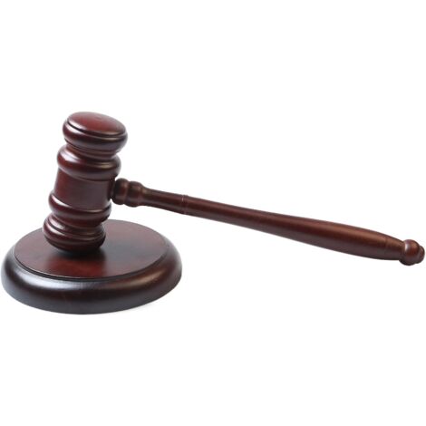 maillets En Bois, Marteau En Bois De Qualit Suprieure Avec Bloc Sonore, Parfait Pour Juge, Avocat, Tribunal Aux Enchres, Entreprise, Tudiant