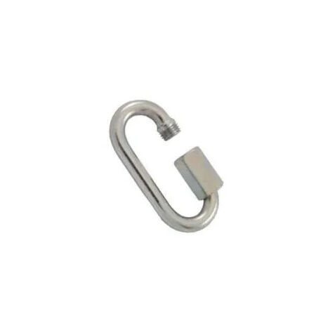 Maillon à vis diamètre 4mm, lot de deux pièces.