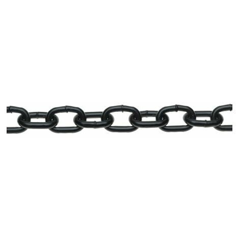 Maillon de chaîne de liaison, Acier Noir, dia. 6mm ( Prix pour 1 )