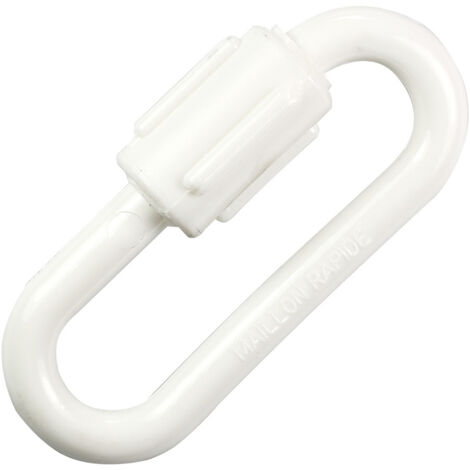 Maillon rapide blanc 8mm - NOVAP - 1782112
