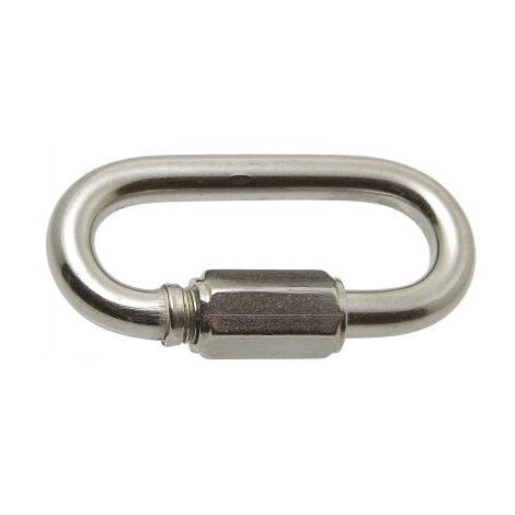 Maillon rapide Inox A4 12-1 piece