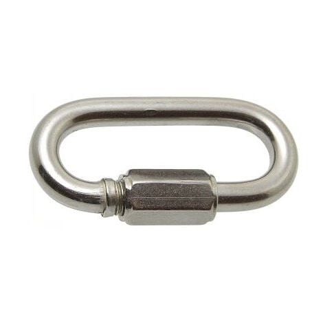 Maillon rapide Inox A4 8-1 piece