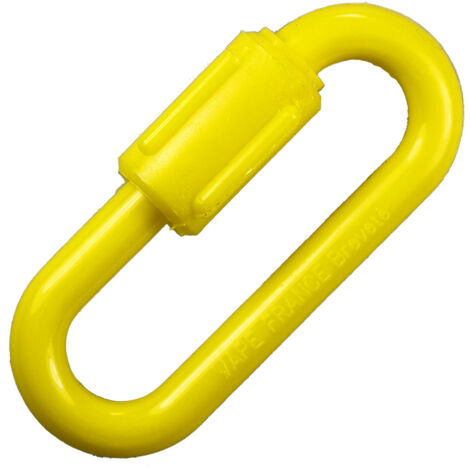 Maillon rapide PA Ø 6mm Jaune - 1762312