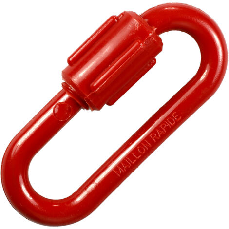 Maillon rapide PA Ø 8mm Rouge - 1782518