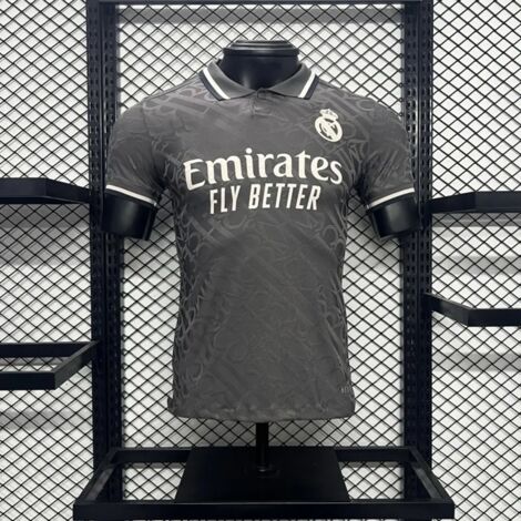 Maillot de football Real Madrid édition spéciale Coupe du Monde gris anthracite, version joueur-3XL