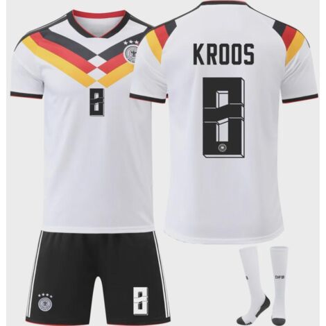 Maillot domicile Allemagne Coupe du Monde 2026, No. 8 KROOS avec short et chaussettes - Taille M