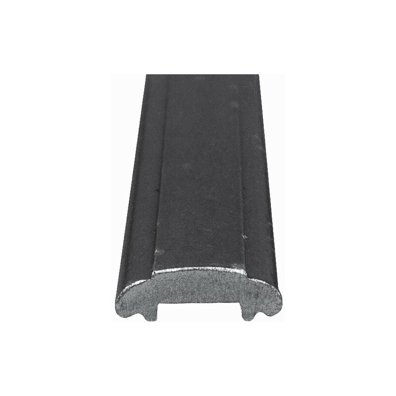 Main courante creuse moulurée - Gorge de 20mm - Longueur 3M largeur 40mm épaisseur 10mm - Fer forgé - à souder Deco Fer Forge