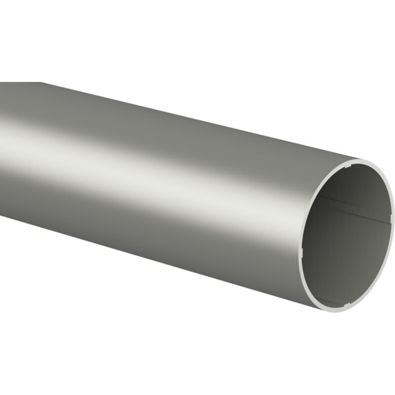 Levigne - Main Courante Alu Inox Brillant Diam 50 Longueur Gris 195 Cm