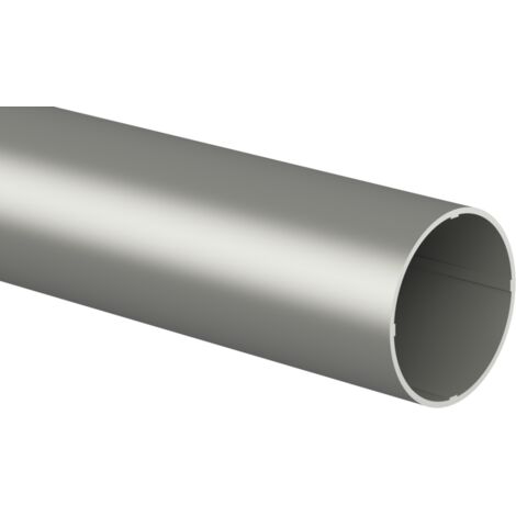 Main Courante Aluminium Inox Brillant Diam. 50 Mm Longueur Gris 195 Cm