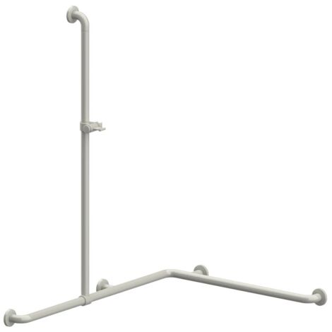 Main courante avec barre de douche coulissante