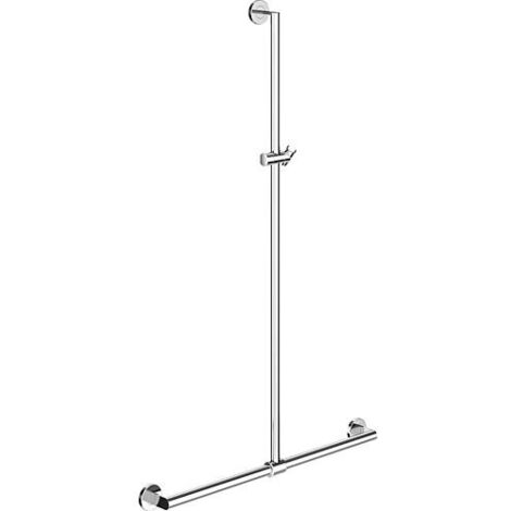 Main courante de douche Hewi System 900 m. Barre de douche, 765x1250mm