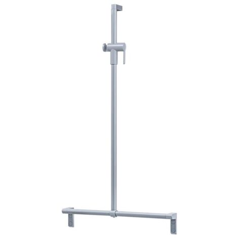 Main courante douche 600 mm avec barre de douche 1200 mm
