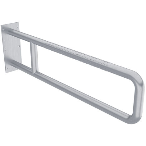 Main courante fixe pour personnes handicapées 800 mm, acier inoxydable Nimco
