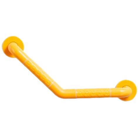 Main courante murale auxiliaire pour escalier, main courante antidérapante pour douche, jaune 25 cm