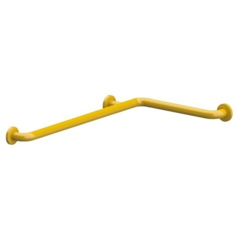 Main courante pour douche jaune