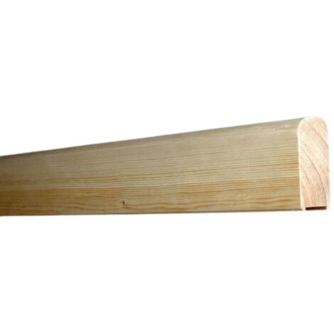 Main Courante Rampe Sapin Plate Longueur      250 Cm