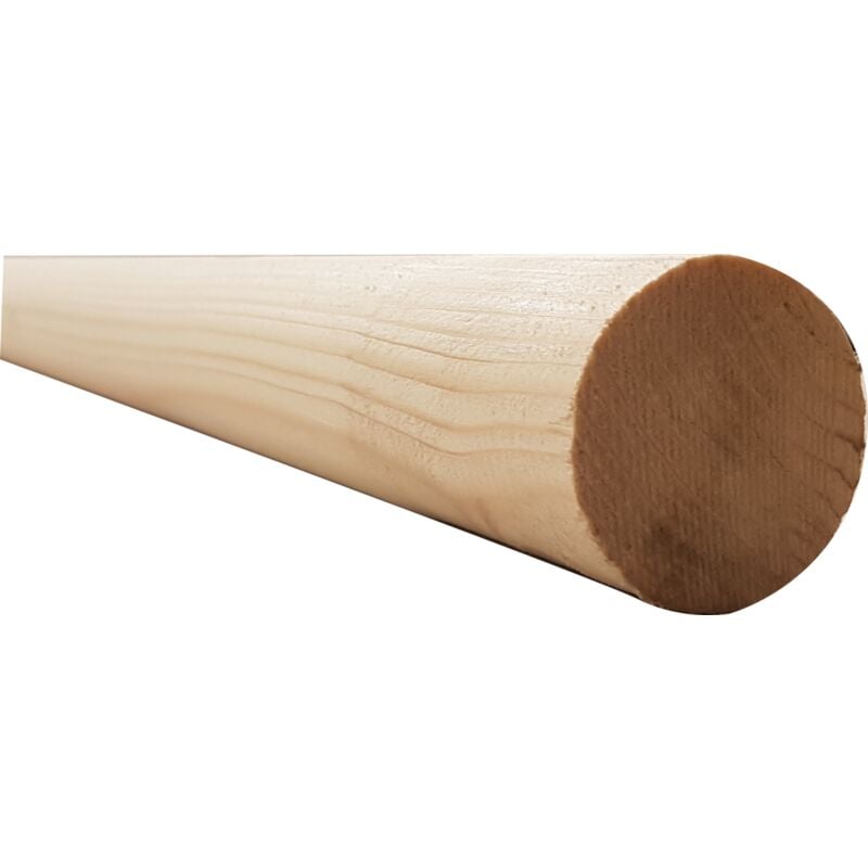 Main Courante Sapin Ronde D42 Mm Longueur 300 Cm