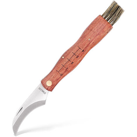 MAIN Knives Mushroom Knife 7000 420 Bubinga Holz Klappmesser