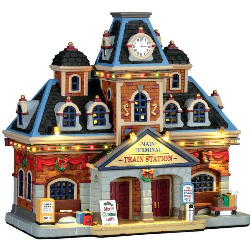 Lemax - La Gare Centrale, avec adaptateur 4.5v