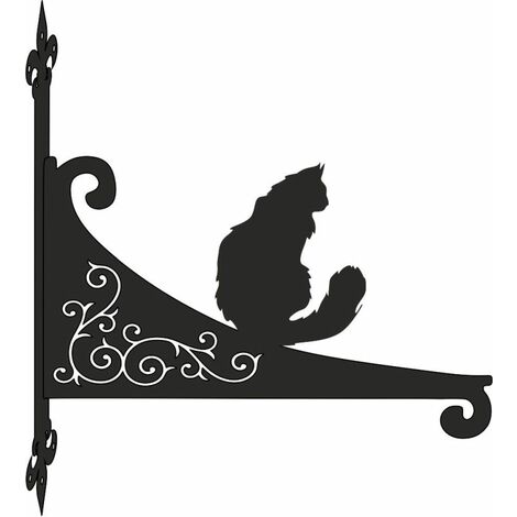 main image of "Maine Coon Decorative Scroll Hanging Bracket"