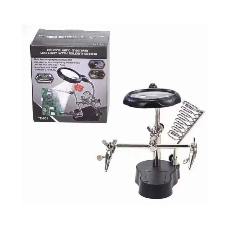 Fitags - Maintenance entraînement auxiliaire lumière led loupe réparation de carte de circuit imprimé support de fixation de carte de circuit imprimé