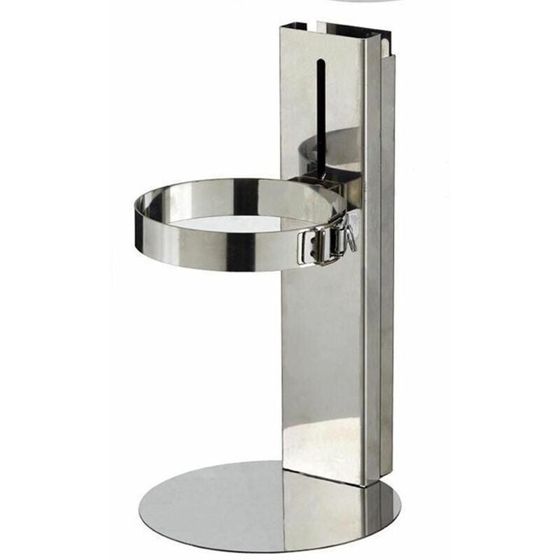 Maintien au sol réglable pour poêle à granulés - pgi pour poêles à Pellets - De 13 à 22 cm - Diamètre 80/130 - Réf : msr