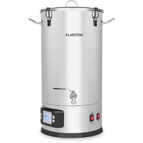 Maischfest Maischekessel 5 Teile 1500/3000W 25l LCD Touch