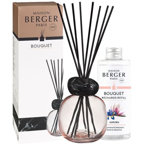 Maison Berger - Diffusore a bastoncini MINERAL Rose+ 200ml Liliflora
