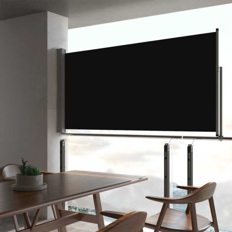 Maison Chic – Auvent latéral rétractable 80x300 cm – Brise vue en polyester résistant aux UV – Installation facile sur terrasse ou balcon - NDTN5910497